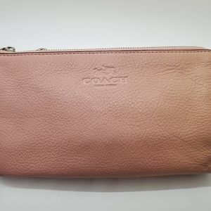 Coach pink wallet